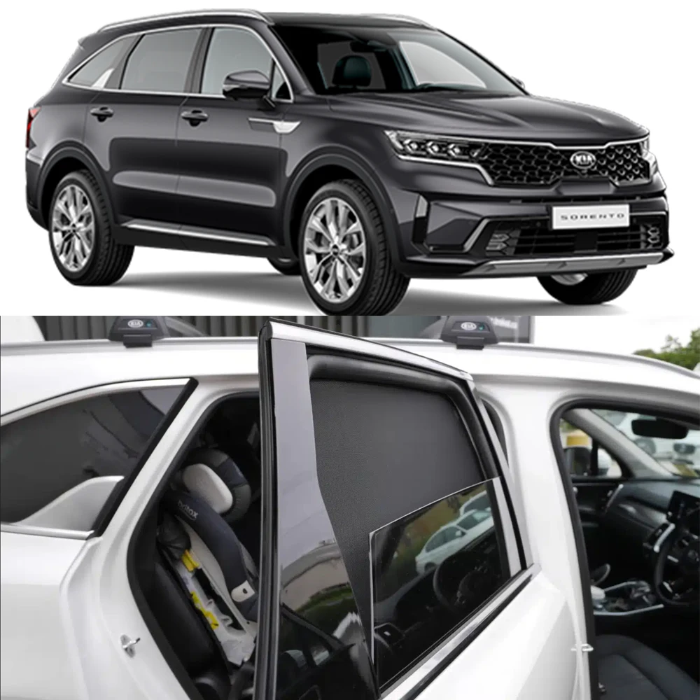 Для Kia Sorento MQ4 2021 2022 2023 2024 Магнитный автомобильный солнцезащитный козырек на