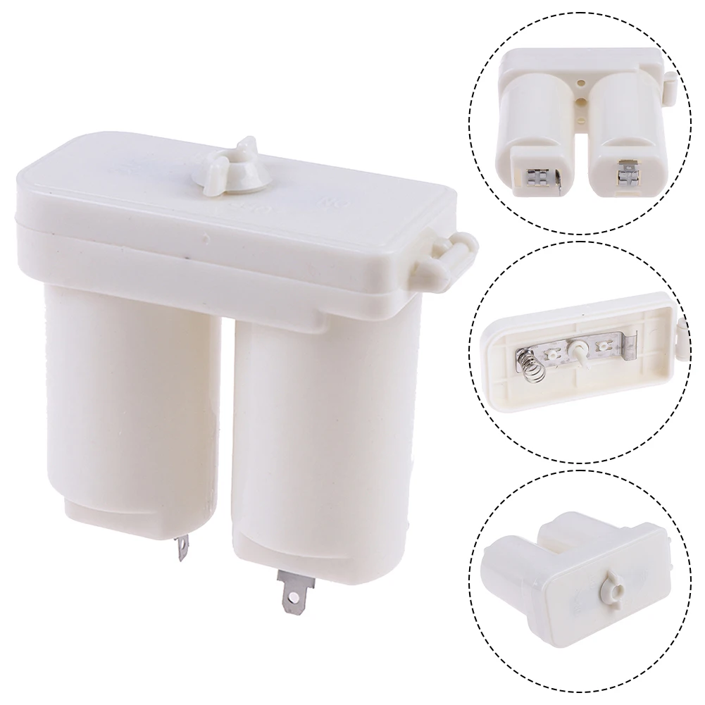 Common Gas Battery Box Plastic Home Appliance Heater Maintenance 8x9cm Reliable Power Source No Burrs