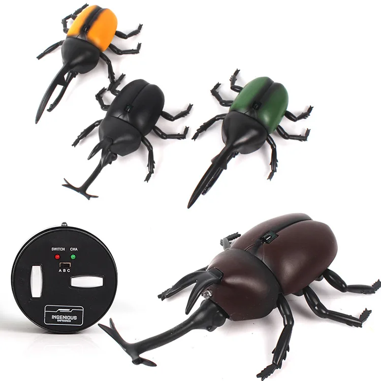

Remote Control Hercules Tricky Electric Simulation RC Insect Model Battle Children's Halloween Toy For Fun