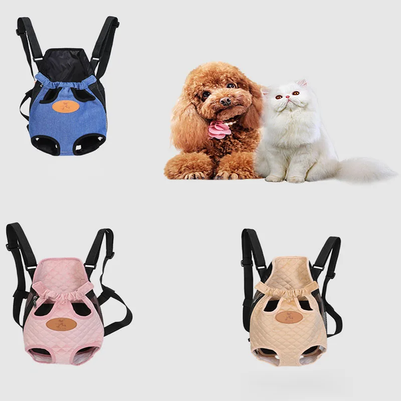

XL / L/ M New Denim Pet Dog Backpack Outdoor Products Dog Cat Carrier Bag for Small Dogs Puppy Carring Bags Pets Products