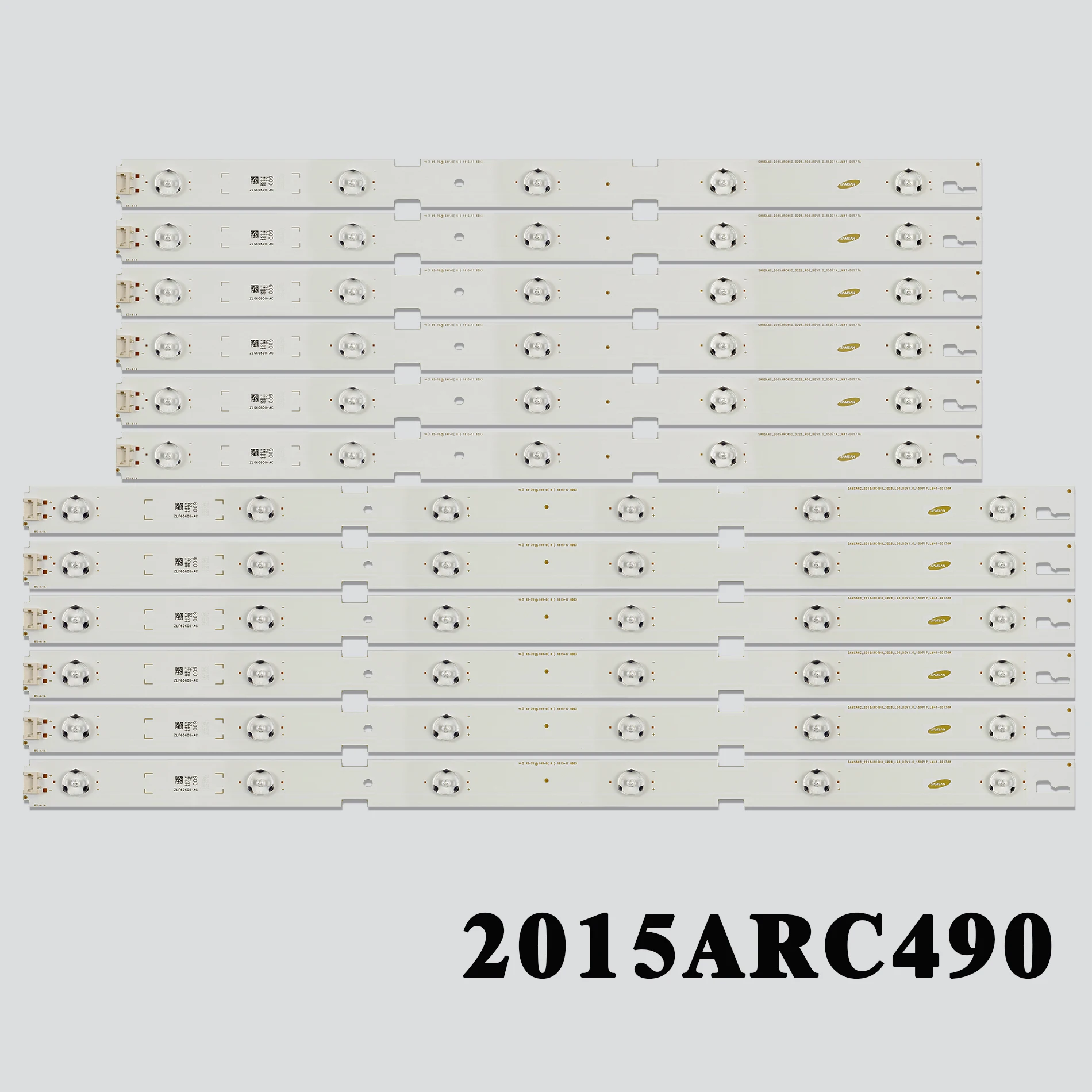 

12Pcs/Set LED Strip 49VLE6523BL 49VLE6524 49GFB6621 49VLE6629BR 49VLE6625BP For SAMSUNG 2015ARC490_3228_R05 L06 LM41-00176A