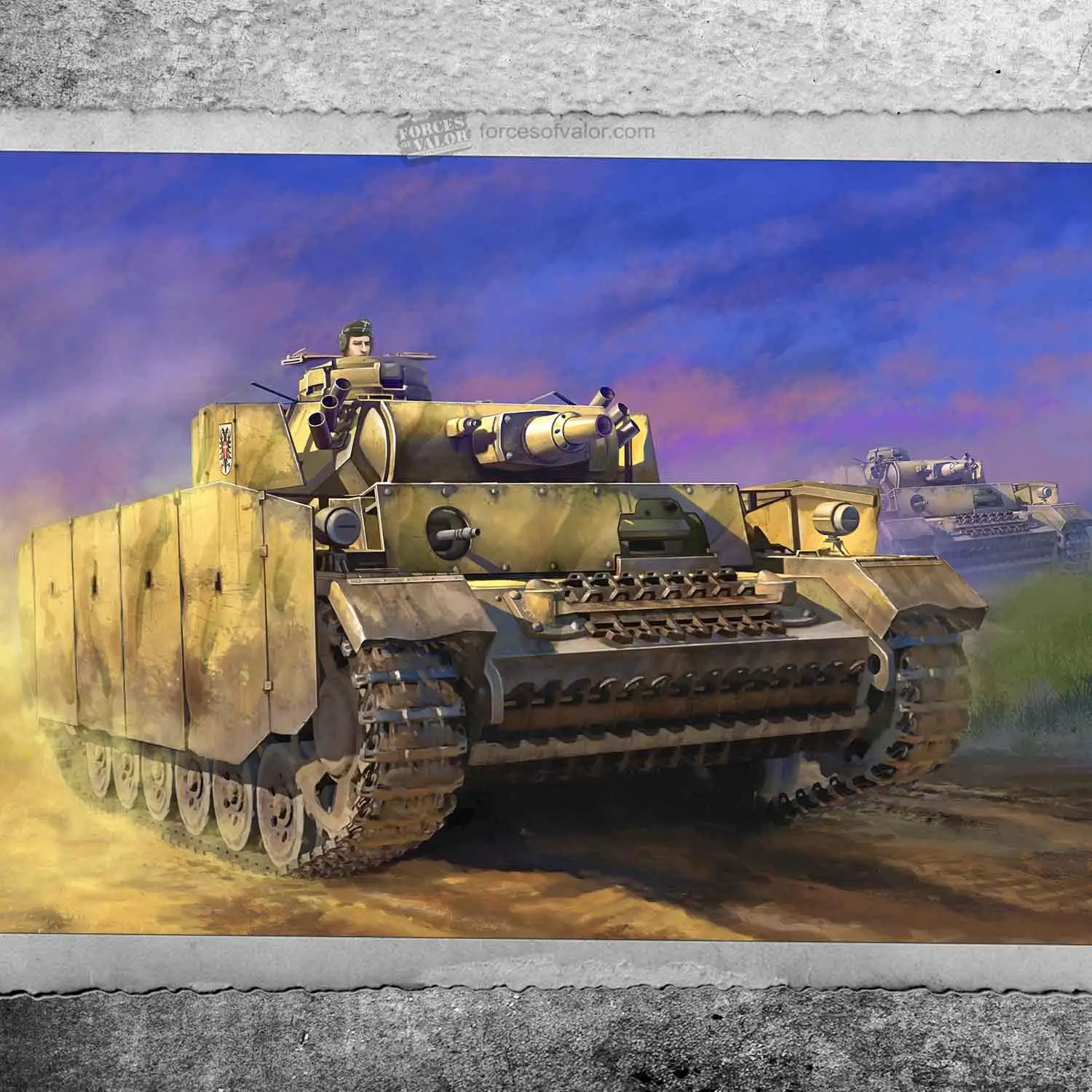 

Forces Of Valour 1/72 Scale Kit 873008A German Panzer III AUSF.N Tank Kursk 1945
