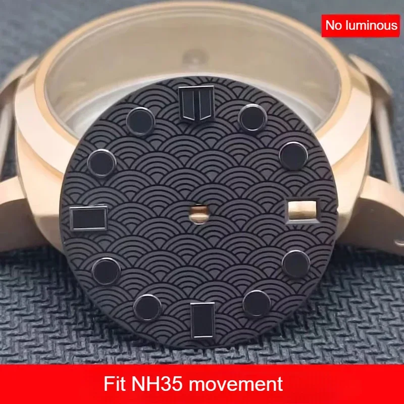 Новый индивидуальный циферблат NH35 28 5 мм рыбья чешуя 3 0/3 8/4 2 ножной подходит для NH36