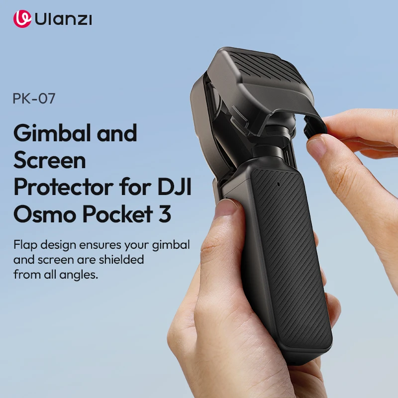 Фото Ulanzi PK-07 Защитная пленка для экрана подвеса для DJI Osmo Pocket 3, защитный чехол для камеры, коробка для ручного подвеса DJI Pocket 3 Accy №2