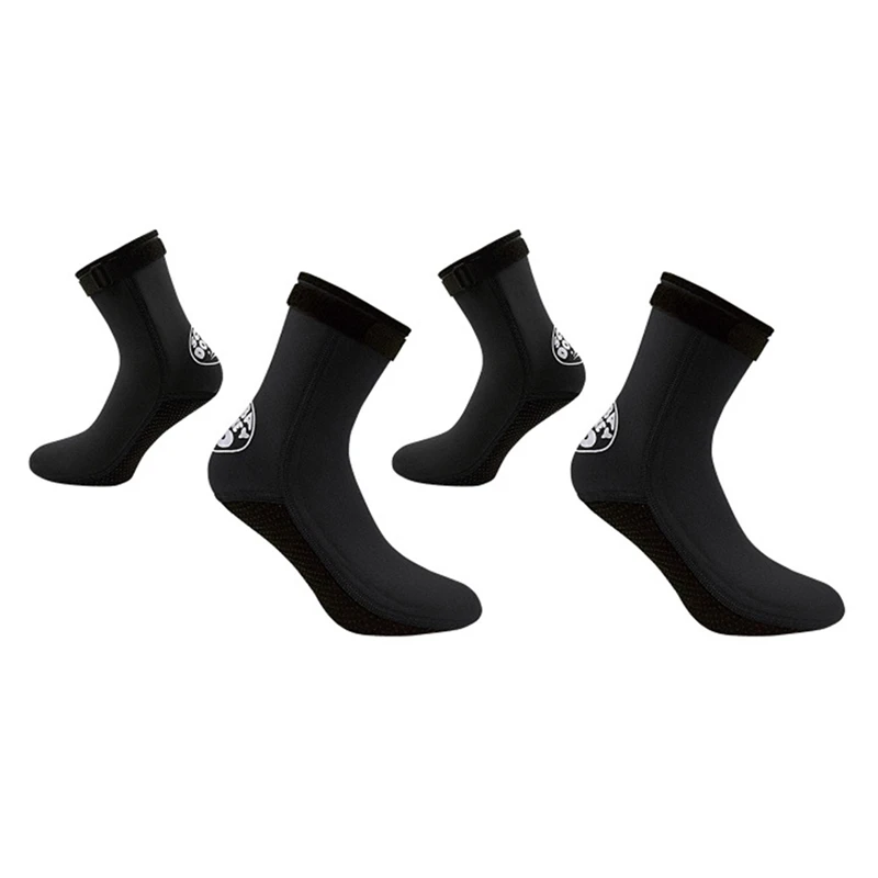 

2Pair Scuba Donkey Neoprene Diving Socks Boots Water Shoes Non-Slip Beach Boots Wetsuit Shoes Snorkeling Diving Surfing Boots Fo