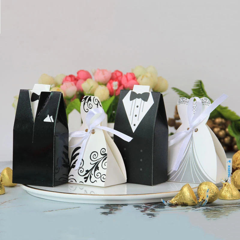 20 шт./лот Свадебная коробка конфет в европейском стиле для жениха и невесты сумки