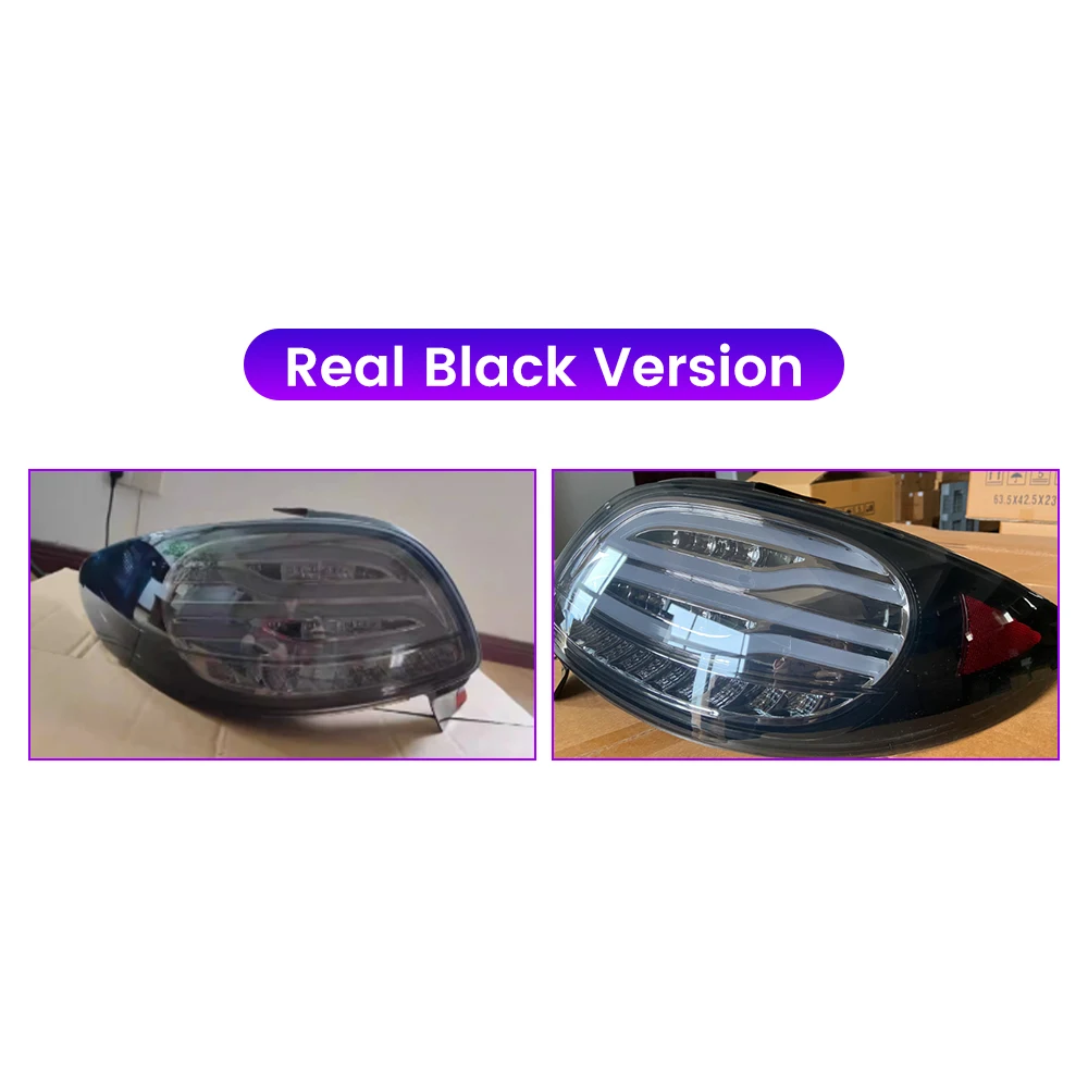 Фото 2 шт. светодиодные задние фонари для Peugeot 206 206CC 206CC 2004-2008 задний фонарь DRL тормозной задний противотуманный светильник Plug and Play автомобильный задний фонарь в сборе №1