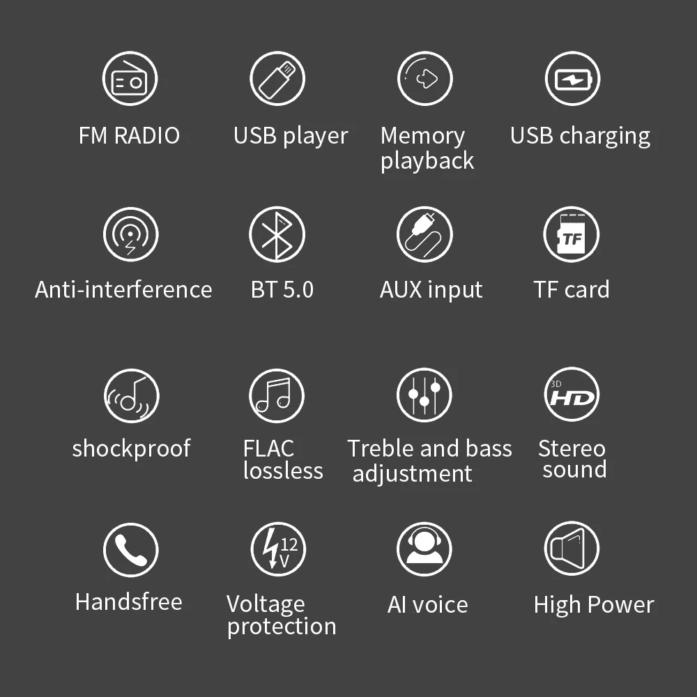 Автомагнитола 1 DIN автомобильный стерео-радиоприемник с Bluetooth AUX FM-радио цифровой