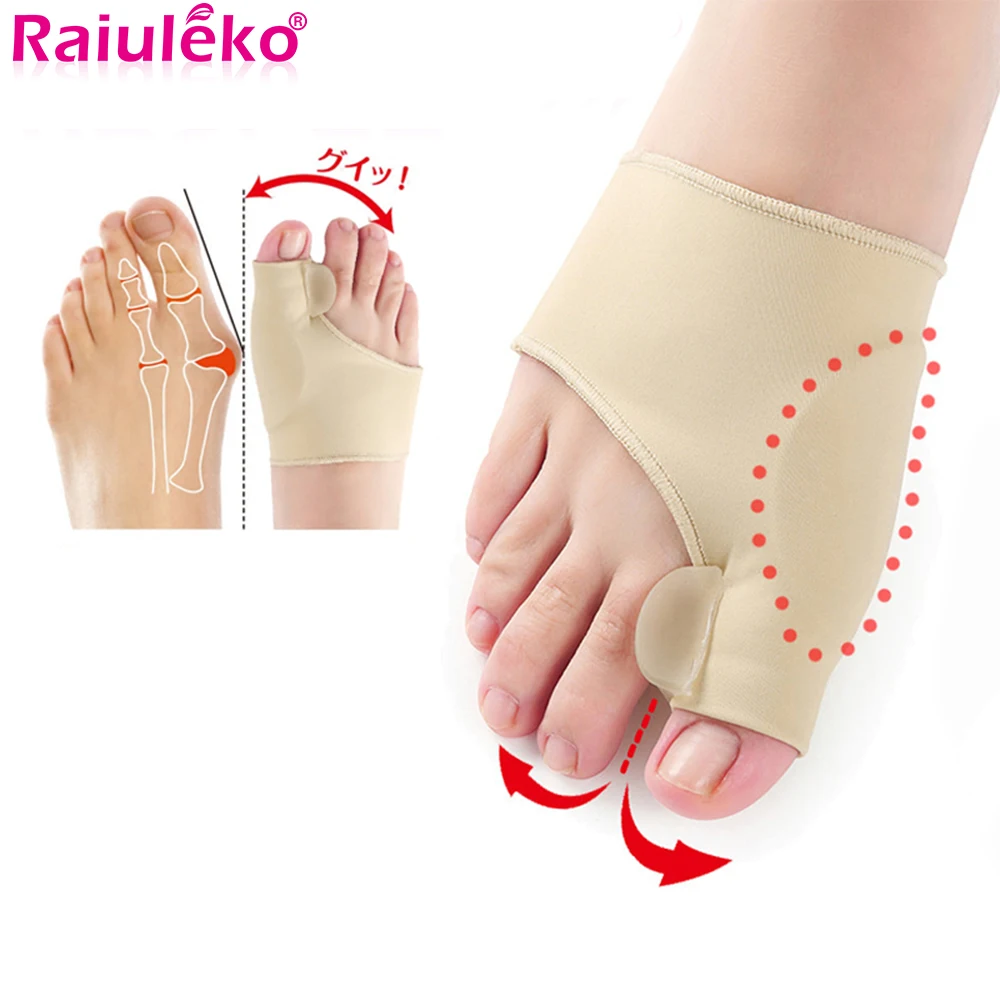 1 пара ортопедические силиконовые носочки для коррекции вальгусной деформации