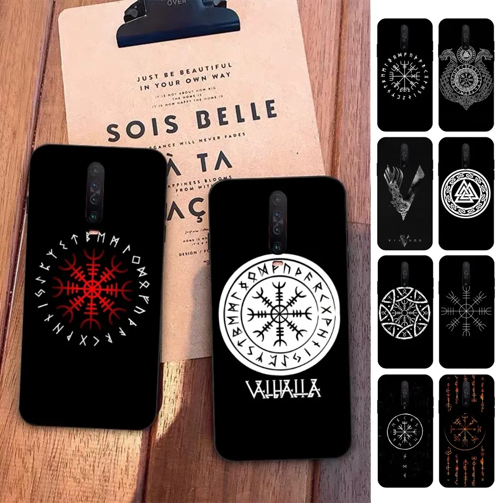 Чехол для телефона с логотипом Viking Vegvisir Redmi 5 6 7 8 9 10 Plus Pro A GO K20 K30 K40 F3 Fundas