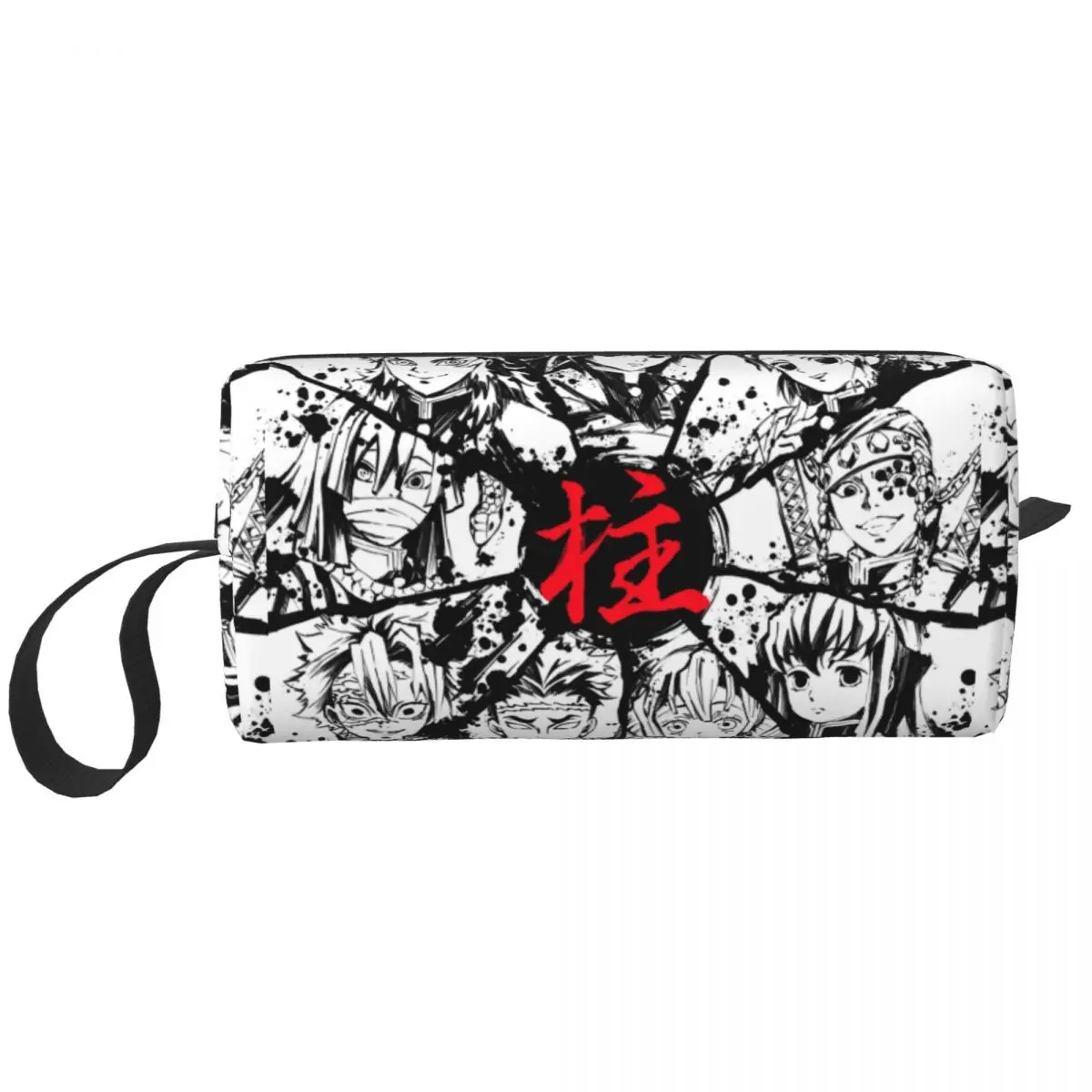 

Manga Demon Slayer Cosmetic Bag Women Fashion Large Capacity Kimetsu No Yaiba Makeup Case Beauty Storage Toiletry Bags