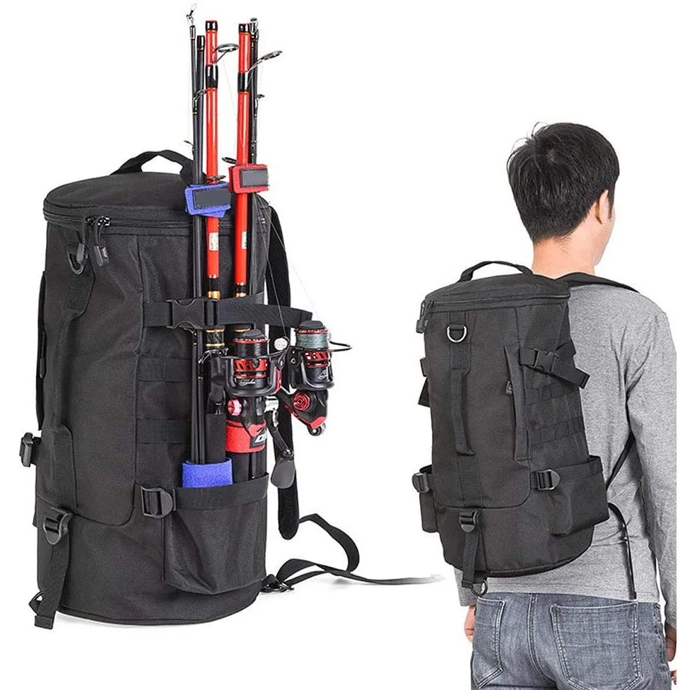 

Wholesale Large Capacity Fishing Tackle Bag Outdoor Fish Tool Mountaineering Hiking Carry Pouch Backpack Fishing Tool Accessorie