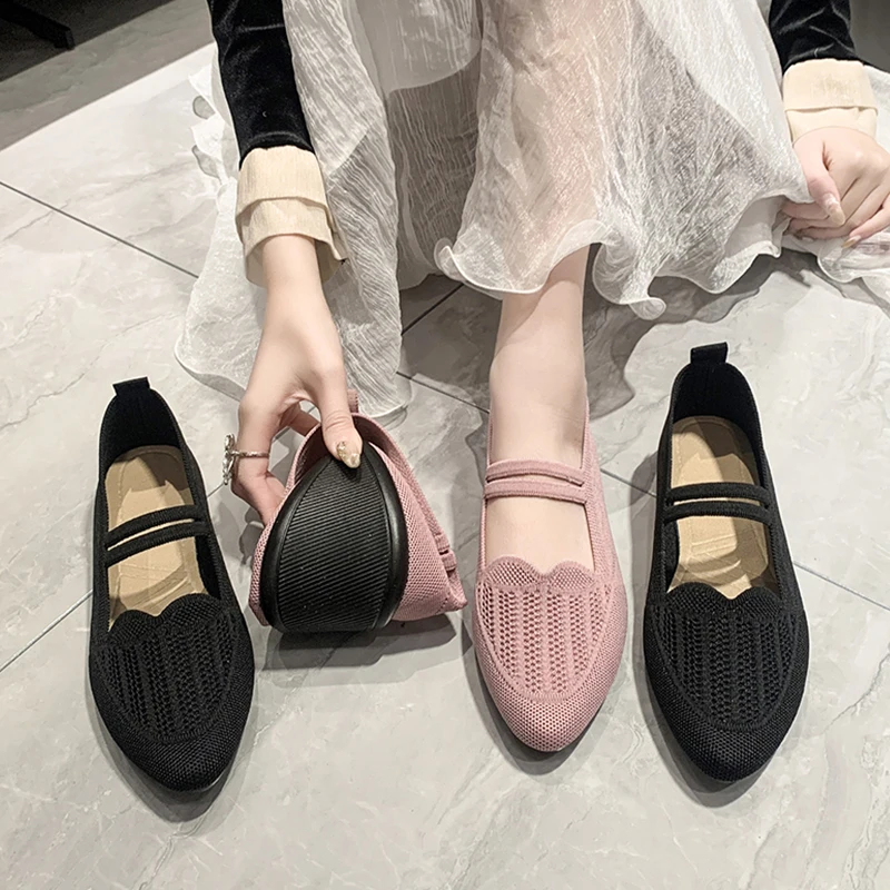 

Shoes Woman Comfortable And Elegant Tennis Female Slip-on Casual Sneaker Pointed Toe Soft Grandma Breathable Slip On Summer Rubb