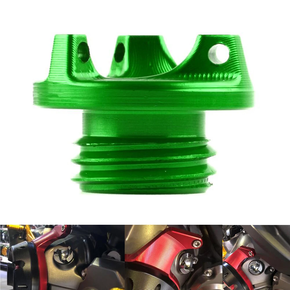 

Motorcycle Aluminum Motorcycle Oil Stopper Screw Tank Cover For KAWASAKI Z800 Z1000 ER-6N For HONDA CBR250R CBR500RR CBR600RR