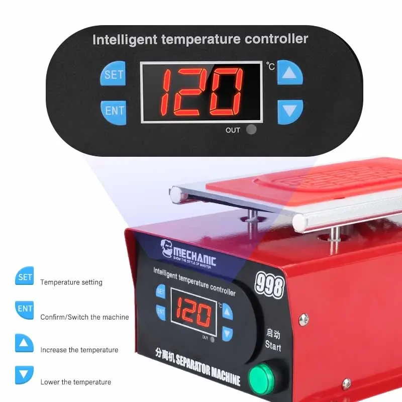 Механический Сепаратор 998 макс. 7 дюймов мобильный телефон разборка Встроенный