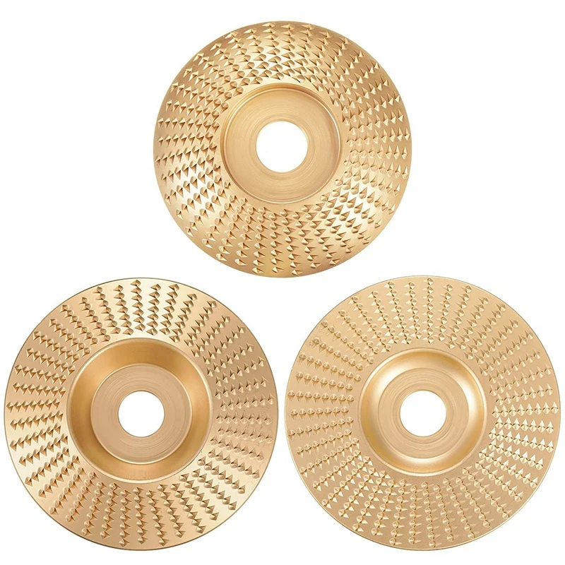 

3Pcs Grinding Wheel 5/8 Inch Wood Carving Disc Grinder Abrasive Disc Wood Carving Grinding Disc Grinding Wheel