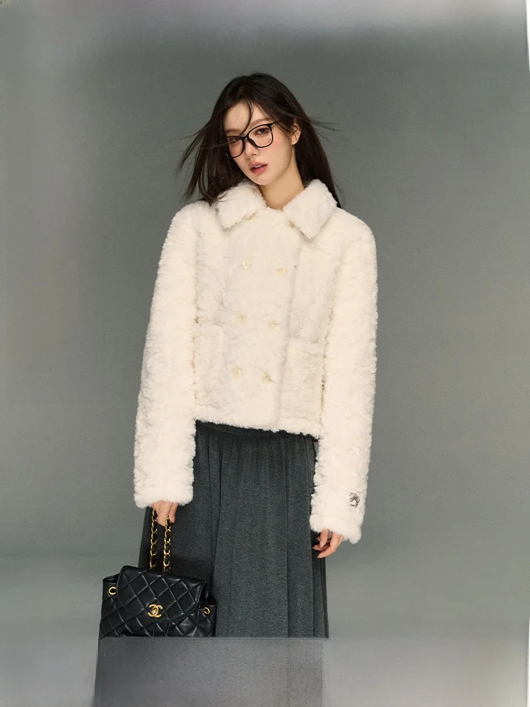 Andyet AD оригинальная зимняя высококачественная двубортная пушистая верхняя