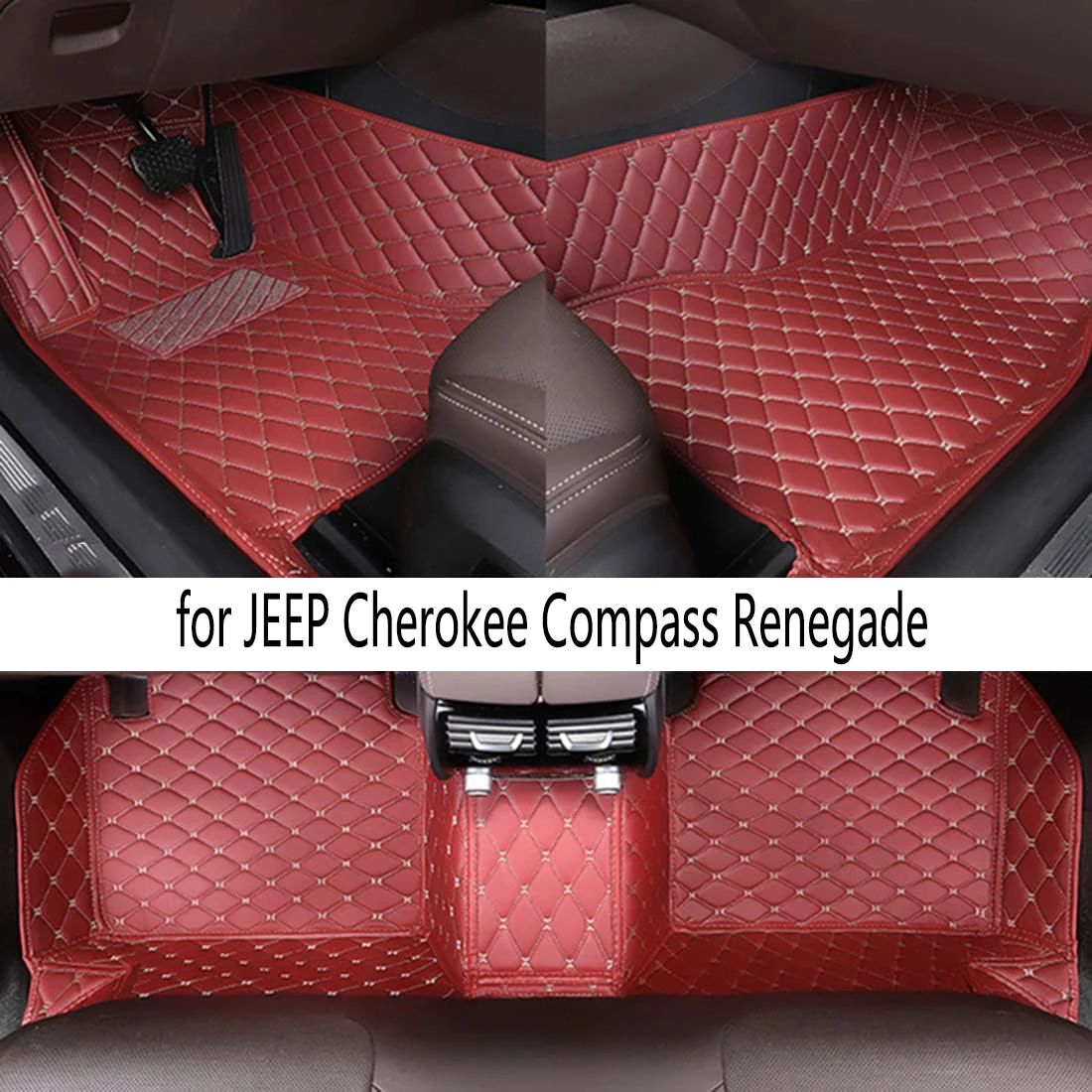 

Автомобильные коврики CRLCRT для JEEP Cherokee Compass Renegade Grand Cherokee WK Wrangler Sahara Patriot TJ Commander, автомобильные аксессуары