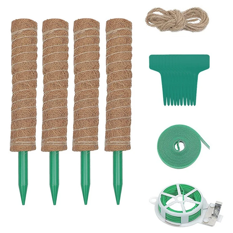 

LBER Moss Pole,Moss Pole For Plants Monstera,Moss Poles For Climbing Plants,Philodendron Pothos Creeper Plants Grow