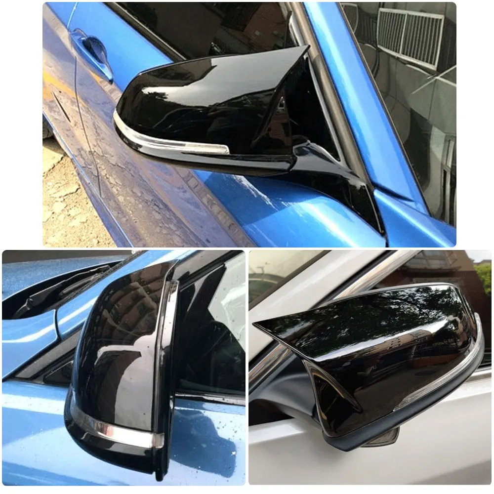 Накладка на зеркало заднего вида автомобиля Cap Carbon/Black