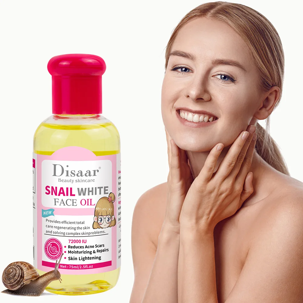 

Snail Whitening Facial Oil Deep Moisturizing Improve Fine Lines Skin Care Oil Anti Wrinkle Whiten Firming Skin Body Massage Oil
