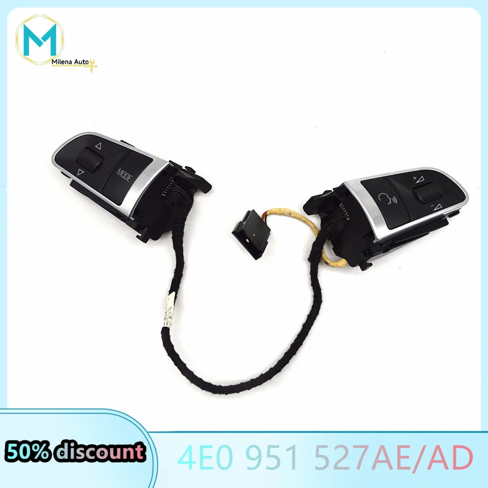 

Многофункциональная кнопка рулевого колеса для Audi A3 A4 A5 A6 Q5 Q7 4E0 951 527 AE 4E0 951 527 AD 4E0951527AE 4E0951527AD
