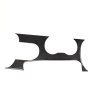 real carbon fiber interior gear shift panel cover trim for ford mustang 2015 2019