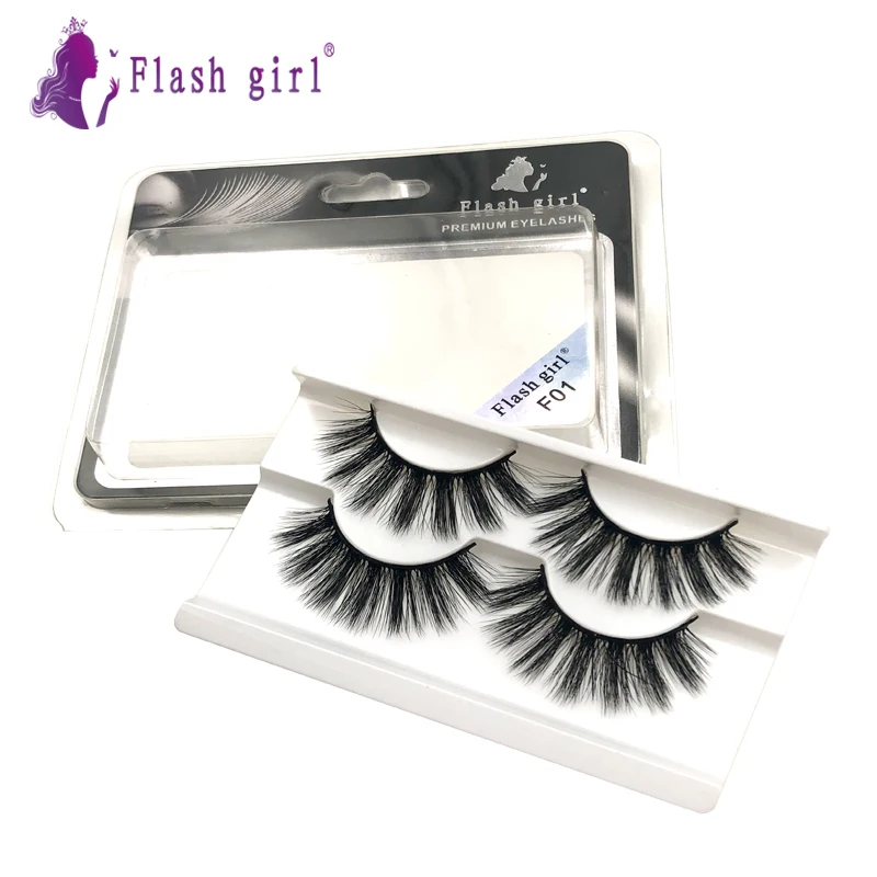 Ресницы Накладные из искусственной норки 2 пары |