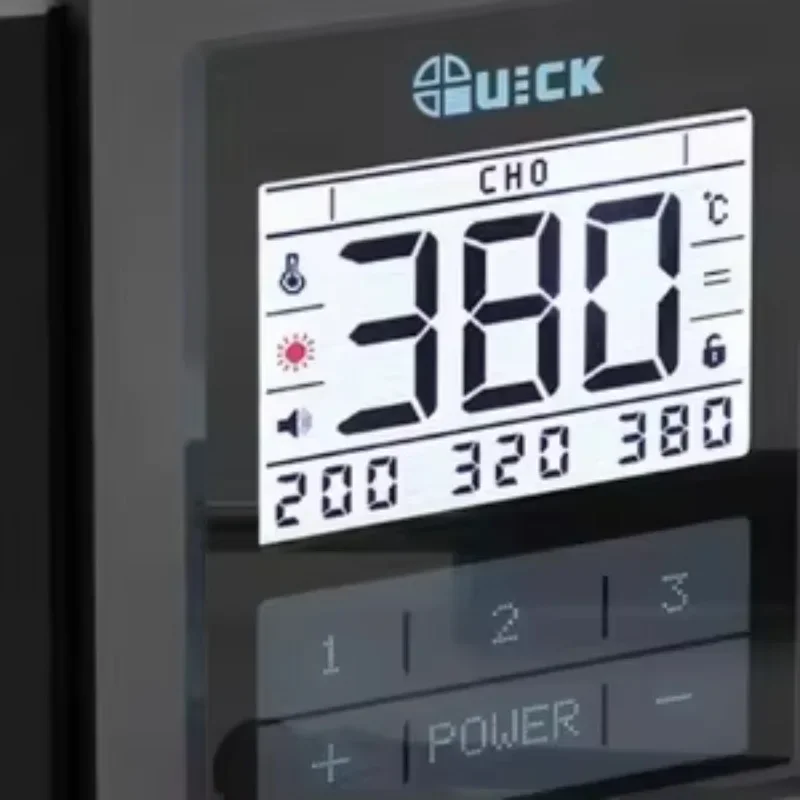 Фото Заводской инструмент для распайки QUICK TV2, сенсорный ЖК-экран, эффективная и удобная пайка олова №5