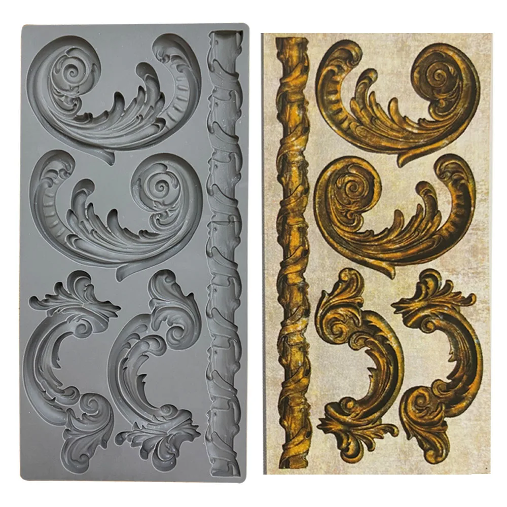

Frame Silicone cake mold fondant molds cake decorating tools chocolate gumpaste mold fondant tools soap mold resin mold