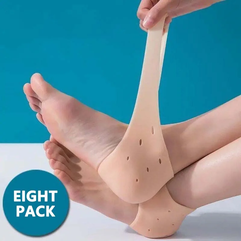 

Heel Protector Silicone Moisturising Cushion Plantar Fasciitis High Heels Inserts Shoes Pad Foot Care Back Shoe Insoles Socks
