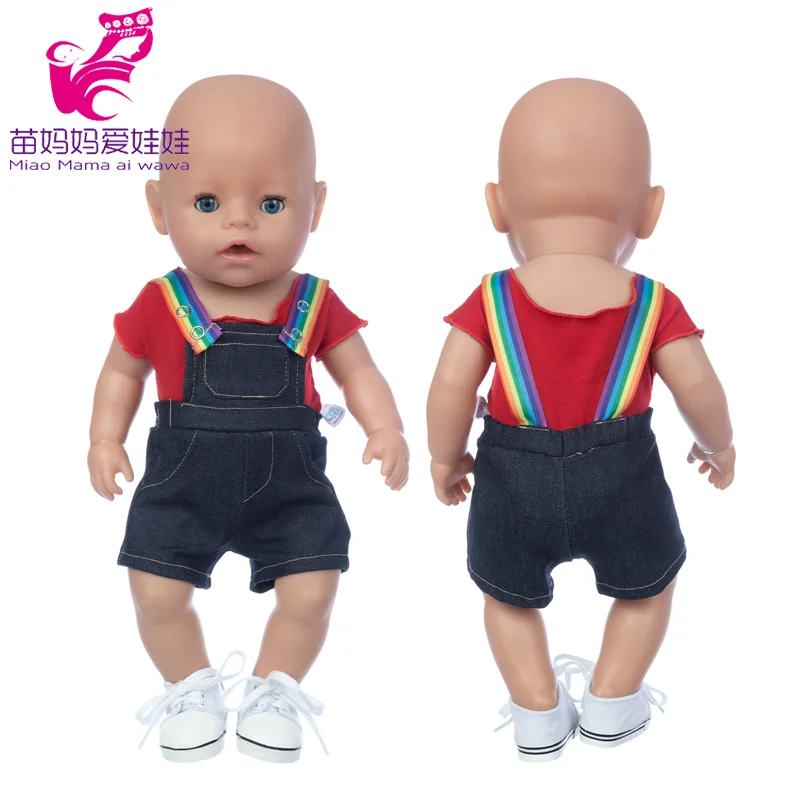 Baby Doll Boy Clothes 43 Cm Reborn Baby Doll Suit Children Girl Gifts Toys Wear images - 6