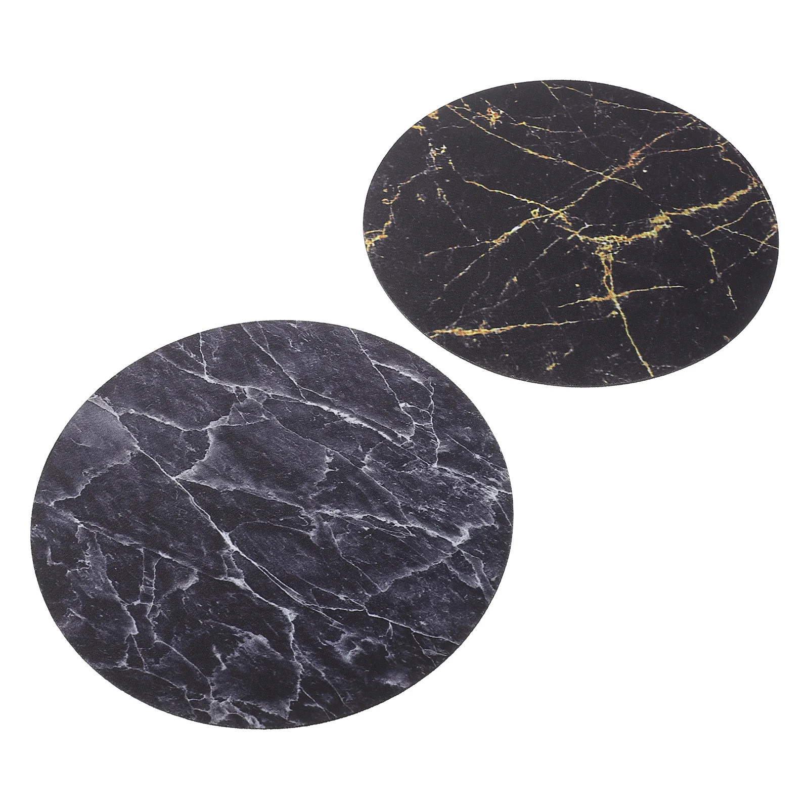 

Pad Computer Mat Desk Office Round Gaming Wrist Rest Supplies Marble Accessories Kids Desktop Non Placemats Rubber Tablemats