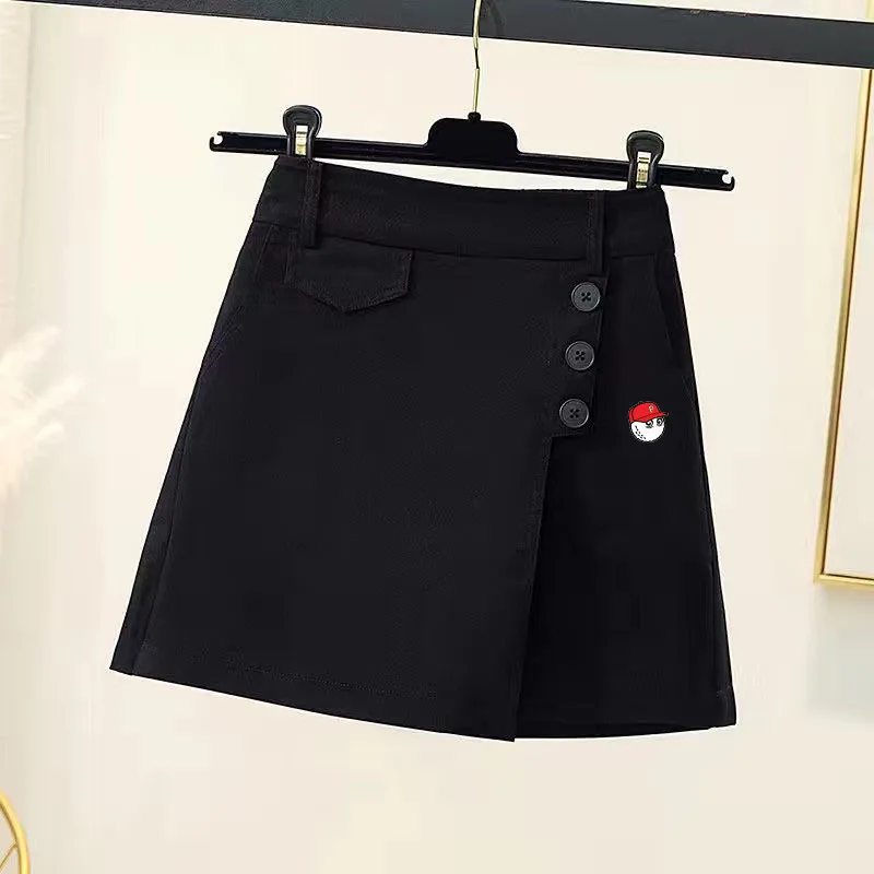 Malbon Embroidery Golf Wear for Women Summer Golf Skirt Fashion Sex Skirt Tennis Skirt Mini Skirt Women's Golf Short Skirt