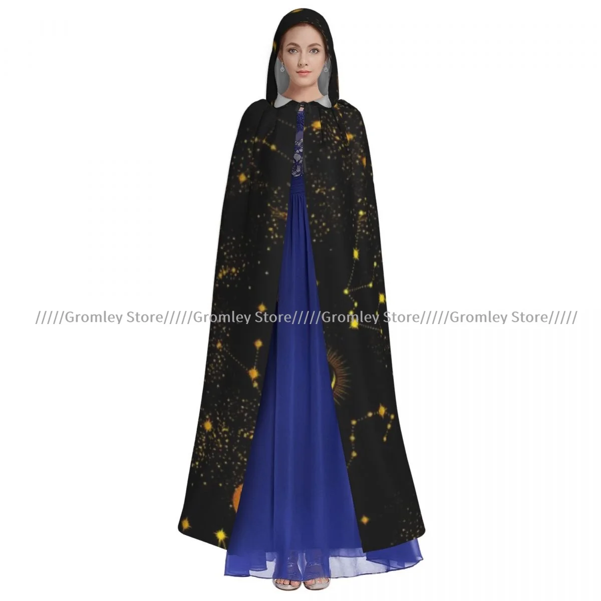 Плащ для косплея в средневековом стиле на Хэллоуин пальто с капюшоном плащ