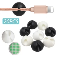 Car Dashboard Phone Cable Manager Headphone Charger Line Clasp Fixed Clamp Silicone Holder Auto Interior Organizer Accessories