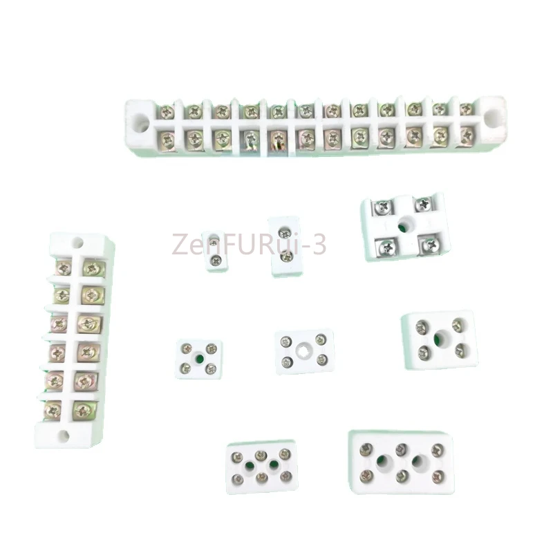 

High-temperature porcelain joints Ceramic terminals Extra large high-frequency porcelain Five-hole porcelain joints