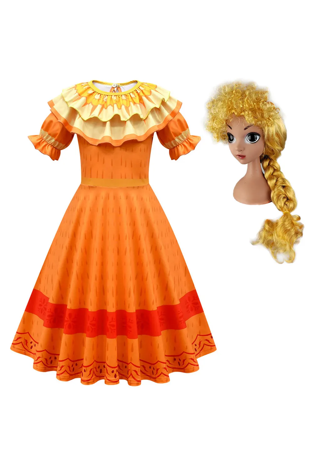 

Kids Children Pepa Cosplay Costume Dress Outfits Halloween Carnival Suit