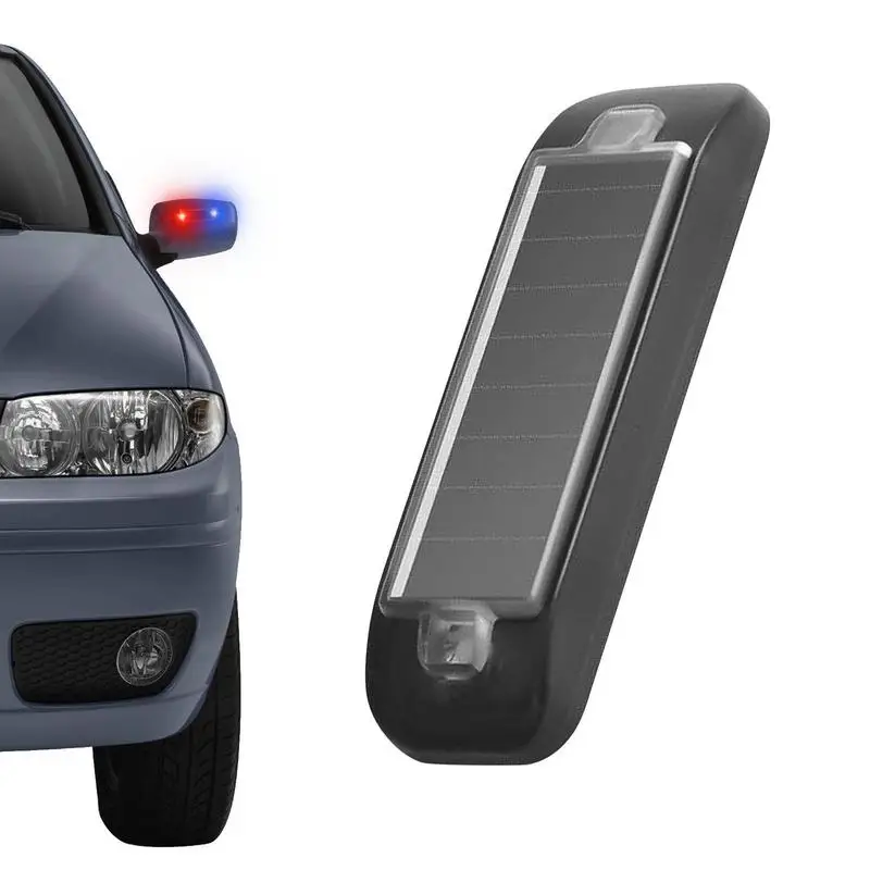 

Solar Energy Security Alarm Light Solar Car Flash Warning LED Light Portable Car Alarm LED Flashing Lamp Led Solar Warning Light