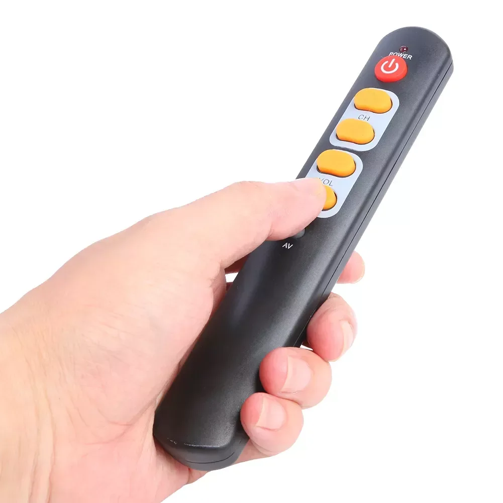 

NEW2023 6 Big Yellow Button Learning Remote Control Copy IR Remote for TV STB DVD VCR Electronic Smart Home Accessories