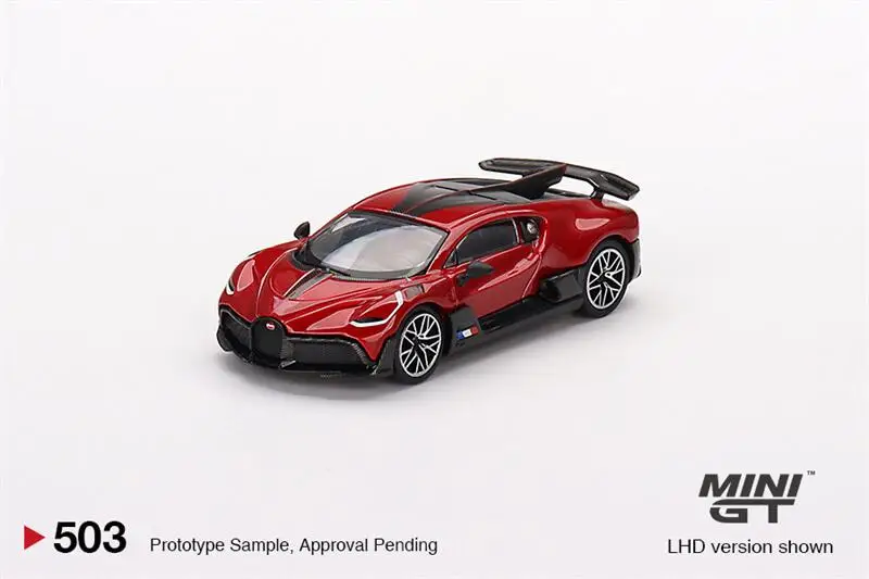 

Мини GT 1:64 Bugatti Divo красная металлическая модель автомобиля LHD