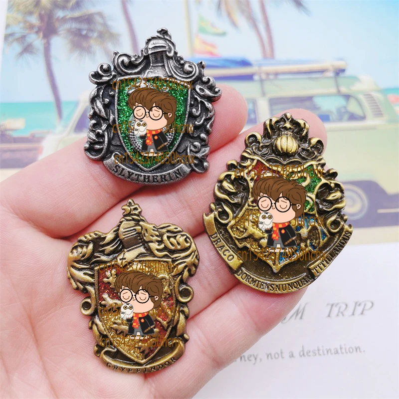 Аниме металлическая эмалированная Волшебная брошь значки на рюкзак мультяшная