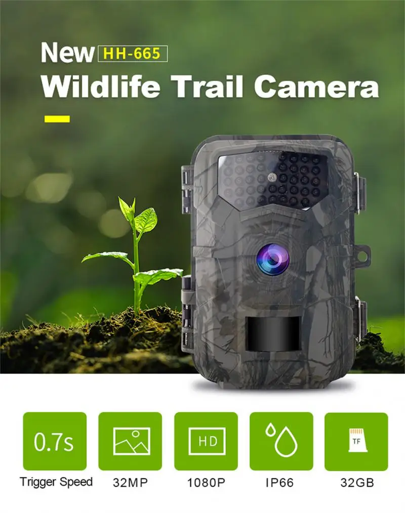 Outdoor Camera Scientific Research Villa Monitoring Camera Hunting Camera Night Vision Timing Camera Infrared Camera
