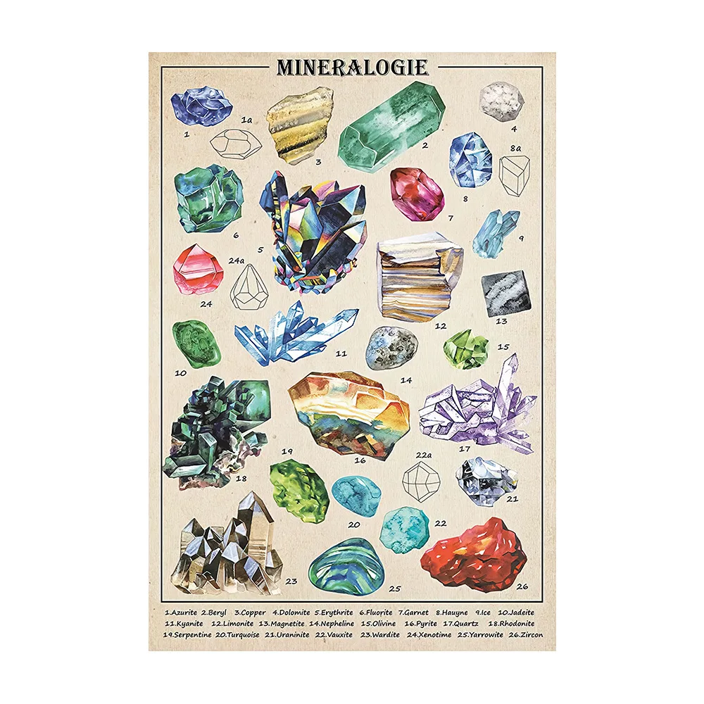 Скандинавская Картина на холсте разноцветный драгоценный камень по дню рождения