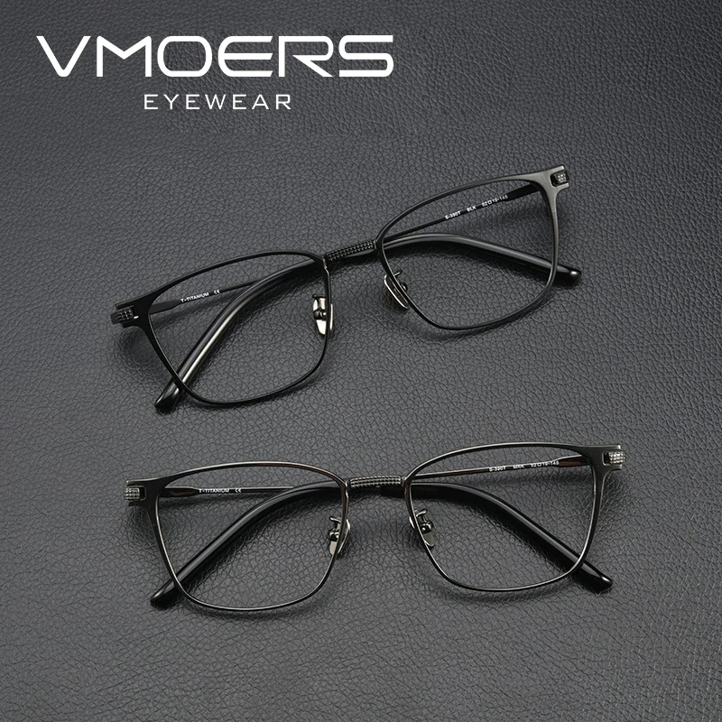 

VMOERS Pure Titanium Ultralight Progressive Prescription Glasses Men Myopia Multifocus Eyeglasses Vintage Optical Eyewear