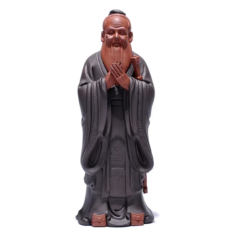 Керамическая фигурка Конфуция украшение статуи аксессуары для домашнего декора