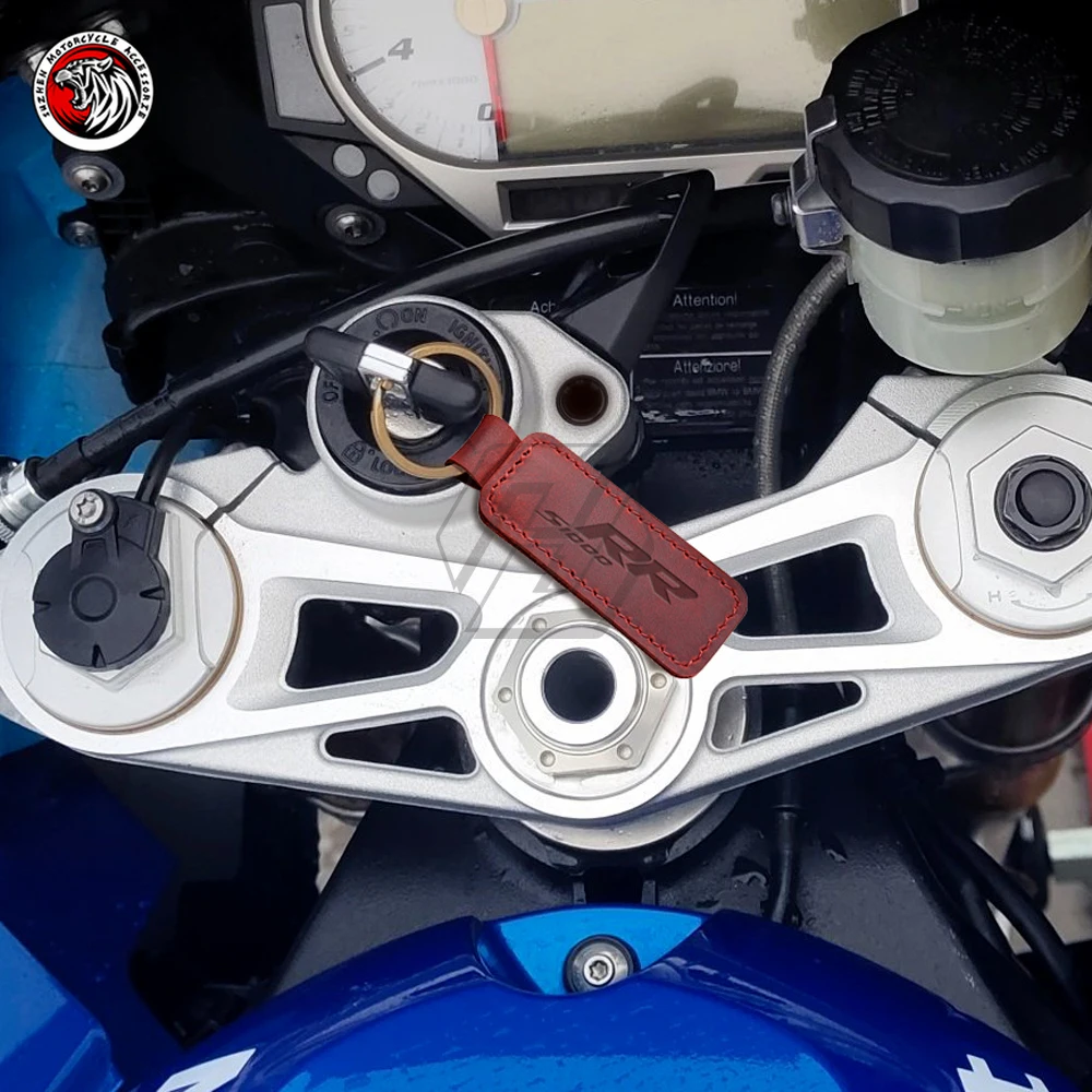 

Motorcycle Keychain Cowhide Key Ring Fits for BMW Motorrad S1000RR S1000 RR