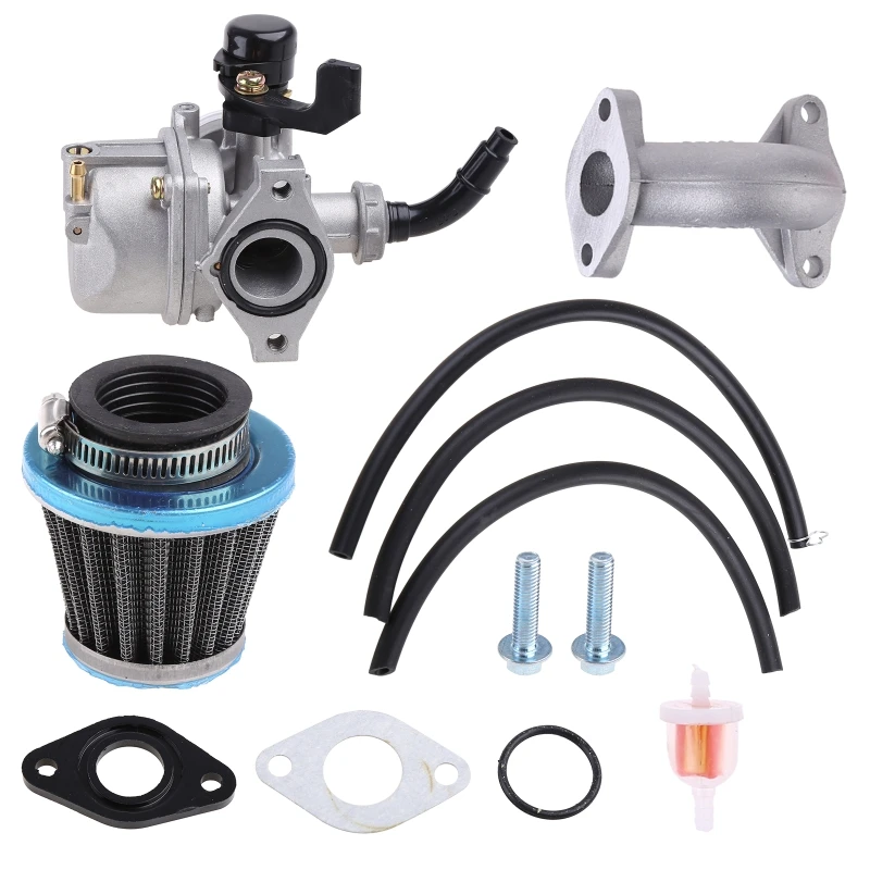 

Carb Carburetor Air Filter Intake Pipe PZ22 22mm For 110cc 125cc ATV Quad