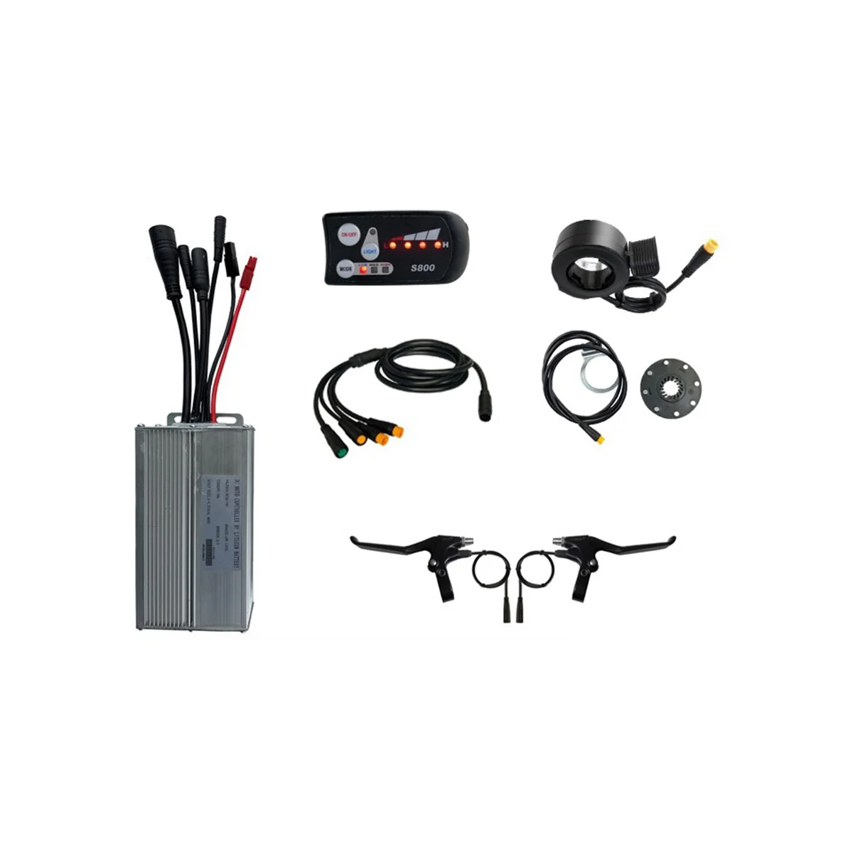 

Бесщеточный контроллер синусоидальной волны 36 в 48 в 1000 Вт для электровелосипеда с дисплеем S800