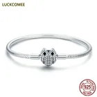Женский браслет из серебра 15,31 пробы, с совой, 925 г